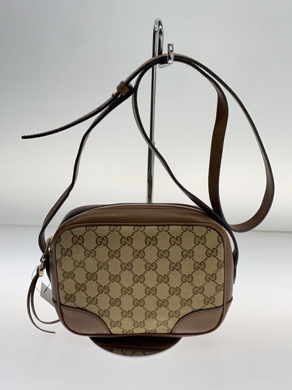 Gucci Shoulder Bag GG Canvas Beige Tan All over